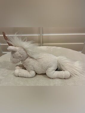 Jellycat Luna Unicorn Laying Down Horse SOFT Plush with Mane & Tail Stuffed A